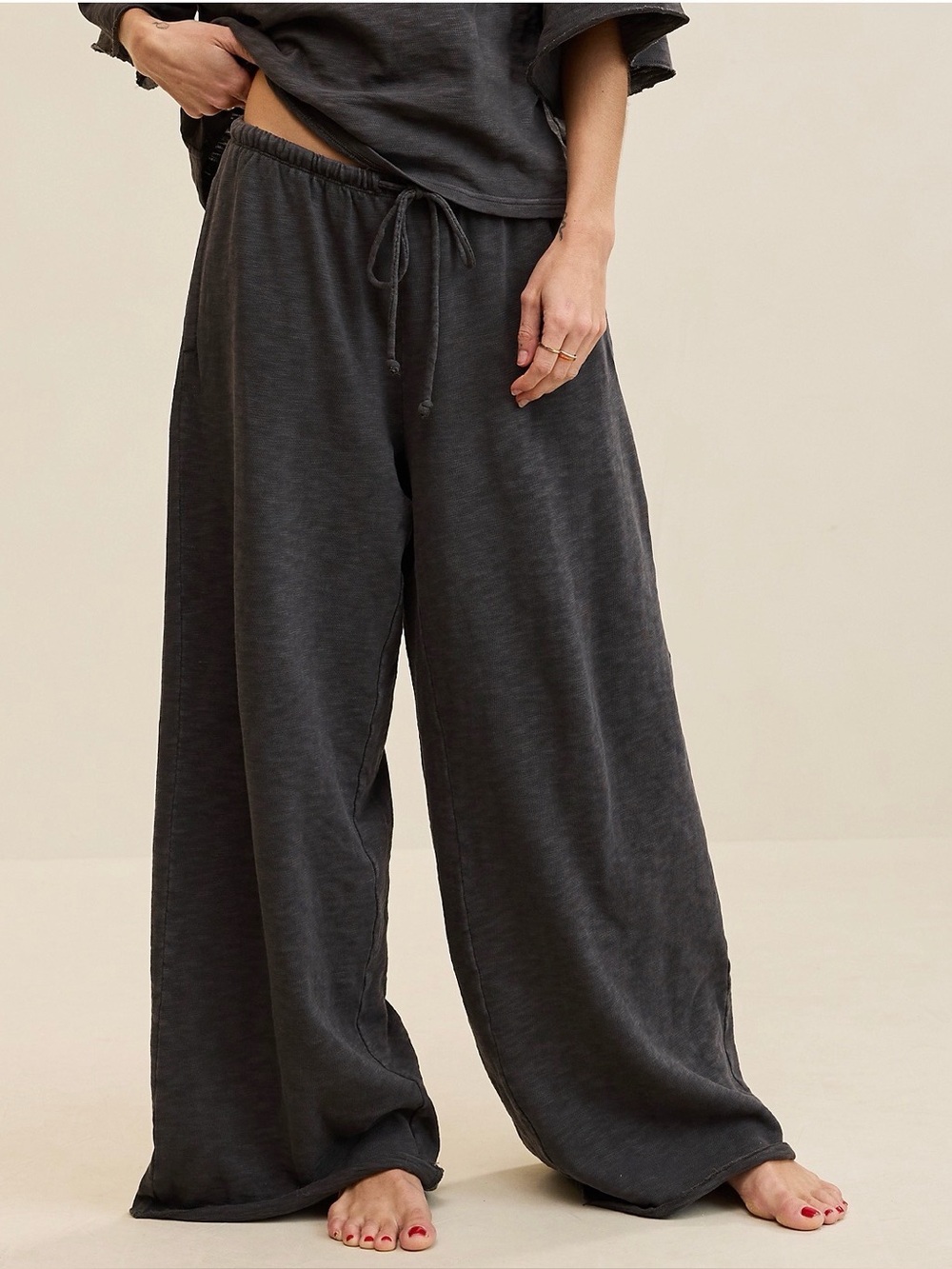 Aerie It’s Casual Slub Knit Trouser